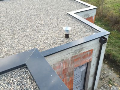 Toitures terrasses inaccessibles avec protection lourde