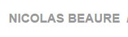 Logo Nicolas Beaure